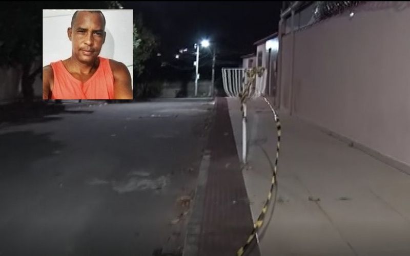 Marco Antônio Iraci, de 51 anos (em destaque) é acusado de matar idosa durante surto (Foto: Reprodução TV Tribuna/SBT)