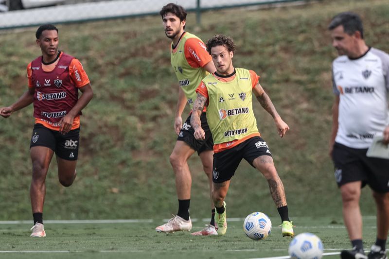 Treino do Atlético Mineiro para o jogo contra a Chapecoense (Foto: Pedro Souza / Atlético)