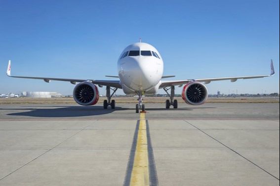 Aeronave da Gol que realiza os voos de Vitória para São Paulo. (foto: divulgação Gol)